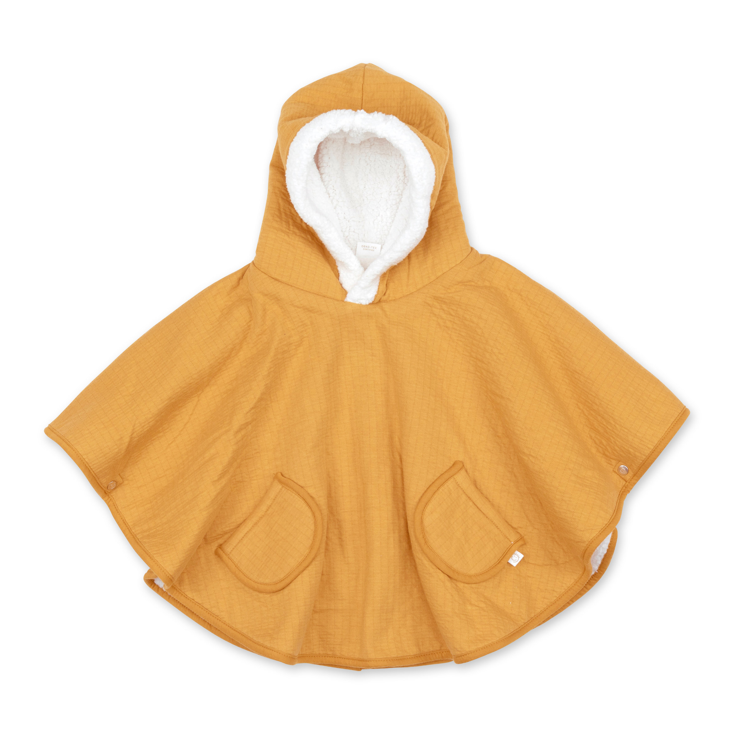 Poncho de voyage 6 36m Teddy Ocre Oeko Tex Poncho de voyage 6 36m Balade Produits Le site officiel de BEMINI